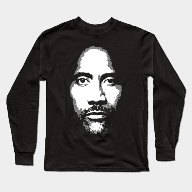 Dwayne Johnson (pop art) Long Sleeve T-Shirt by d1a2n3i4l5